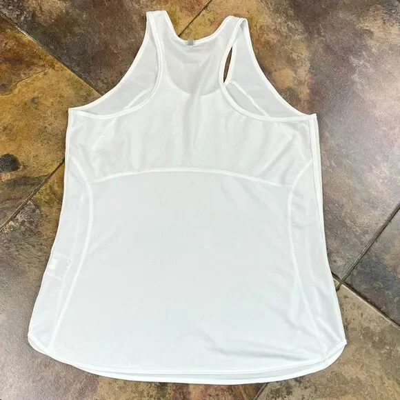 Nike Dri-FIT White Racerback Tank Top Large - Picture 13 of 13